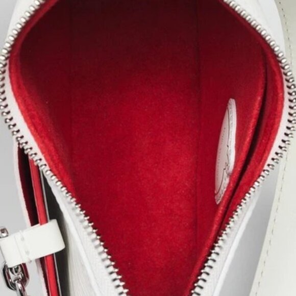 Louis Vuitton x YK White/Red Epi Painted Dots Leather Marellini Bag - Picture 11 of 12